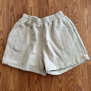 PrettyLittleThing Gray Athletic Shorts Elastic Waistband